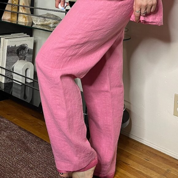 100% Linen Harvé Benard Suit 90's Vintage Suit - Picture 11 of 11